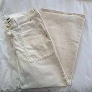 J. Crew camp-pocket wide leg jeans size 33